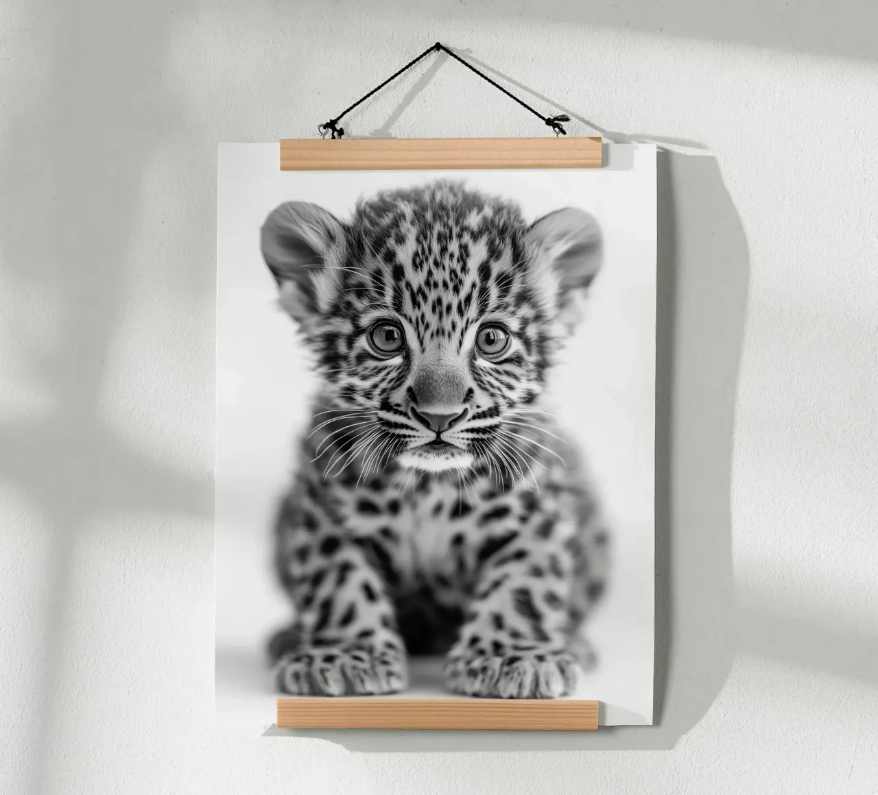 La suavidad salvaje del leopardo hahnemühle de Monochrome