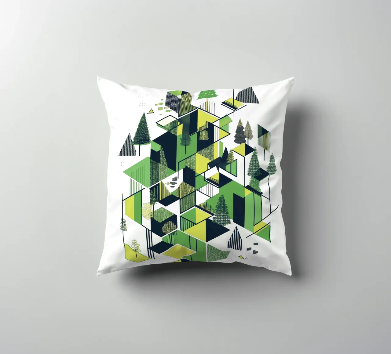Green emerge 6 - icon cuscino da The Quiet Senju