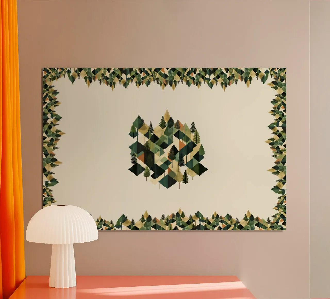 Green emerge 8 - framed carta hahnemühle da The Quiet Senju