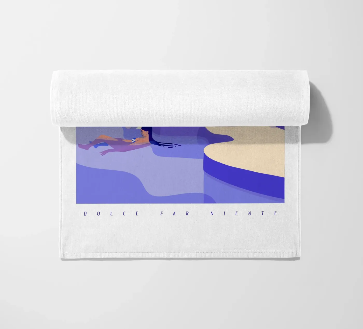 DOLCE FAR NIENTE telo mare da Kika illu