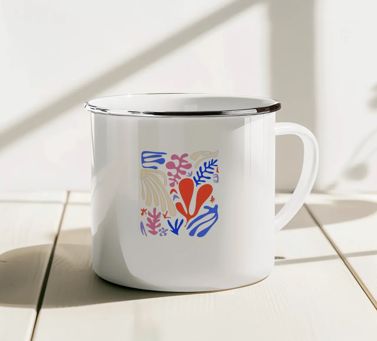 organic tazza in smalto da Kika illu