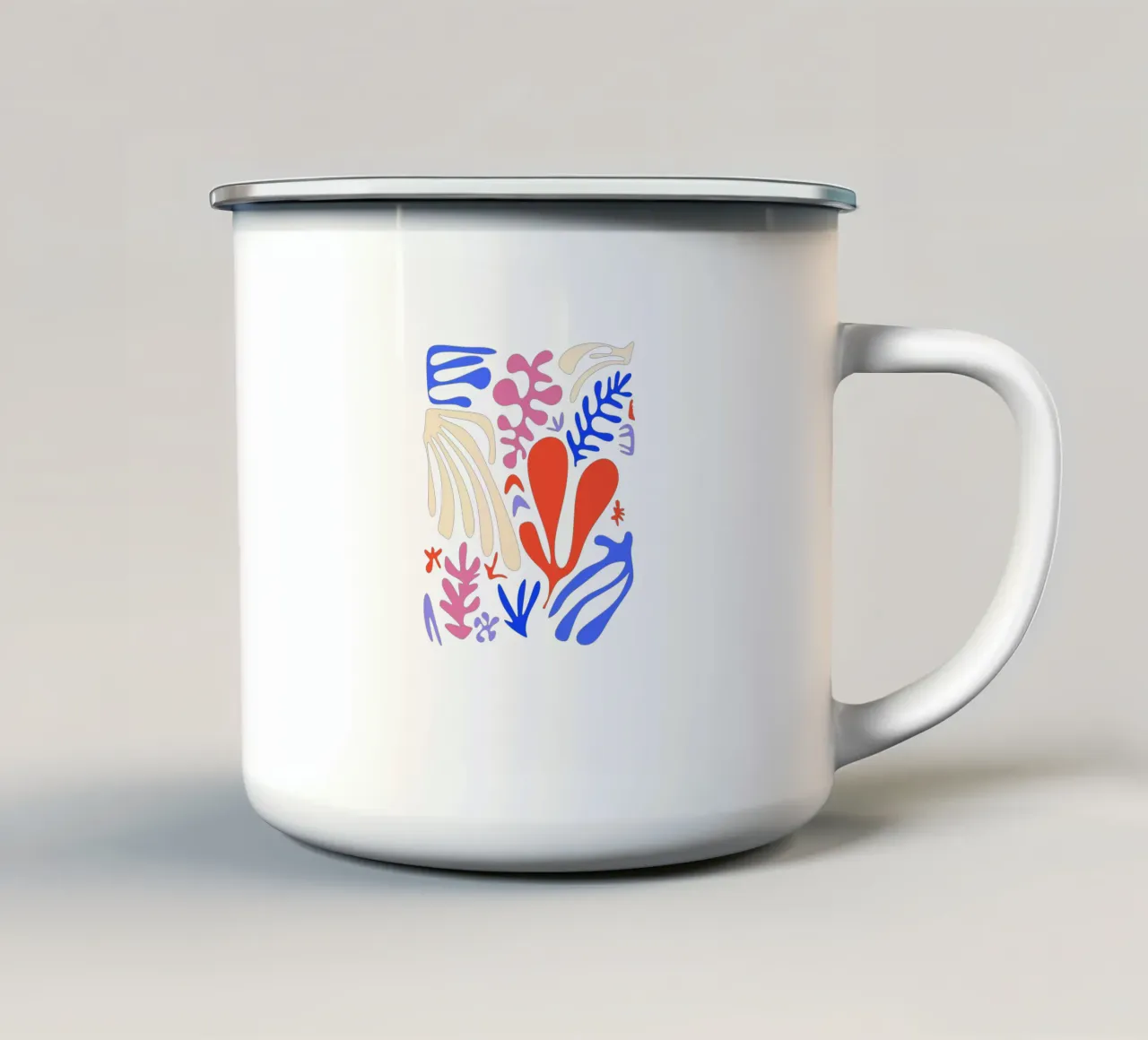 organic tazza in smalto da Kika illu