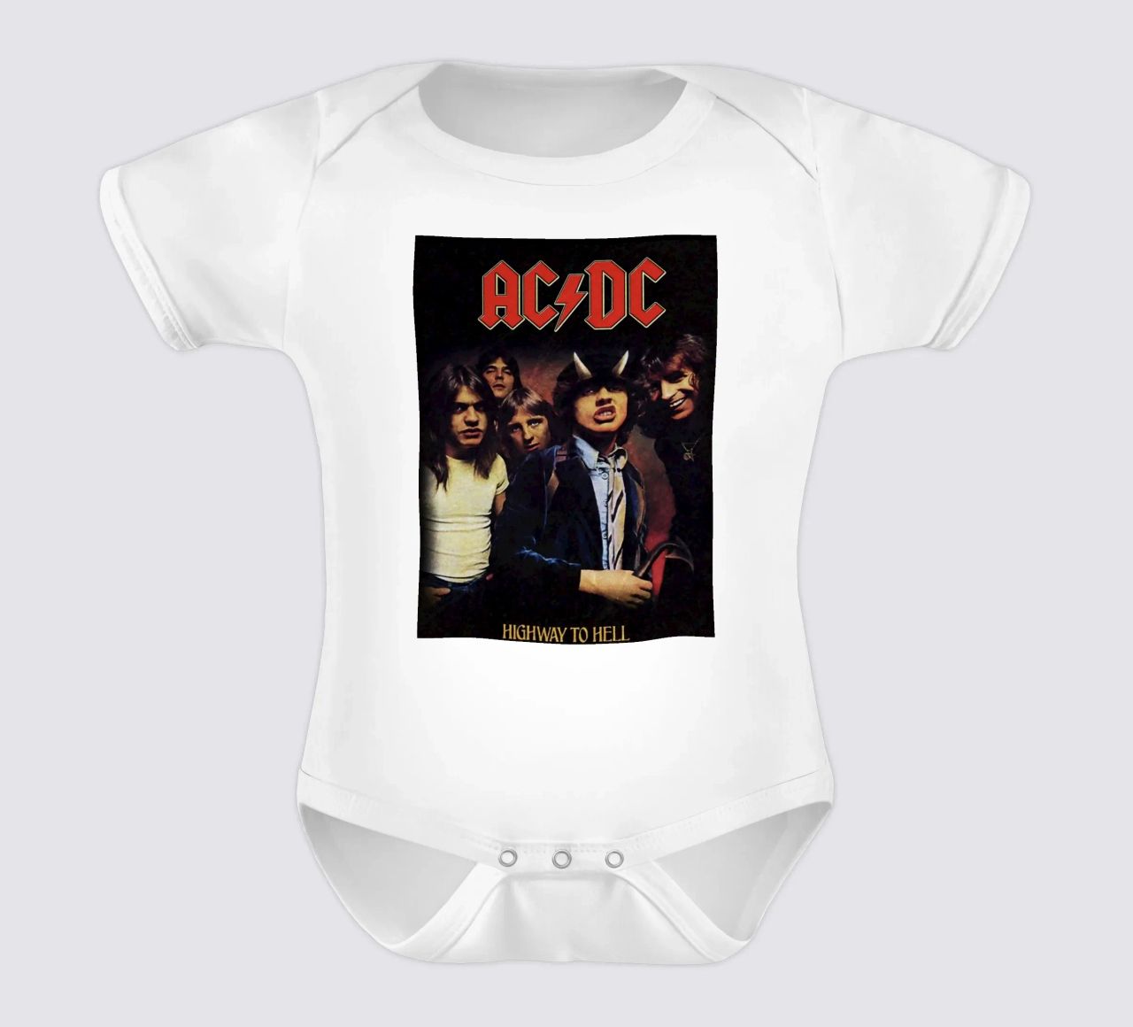 ACDC - Highway to Hell body neonato maniche corte da SoundStudio