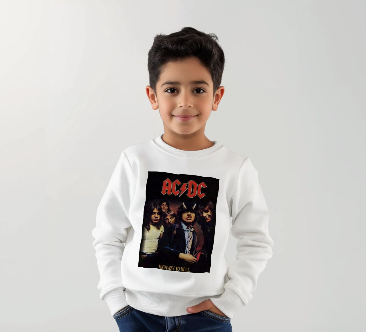 ACDC - Highway to Hell felpa bambino da SoundStudio