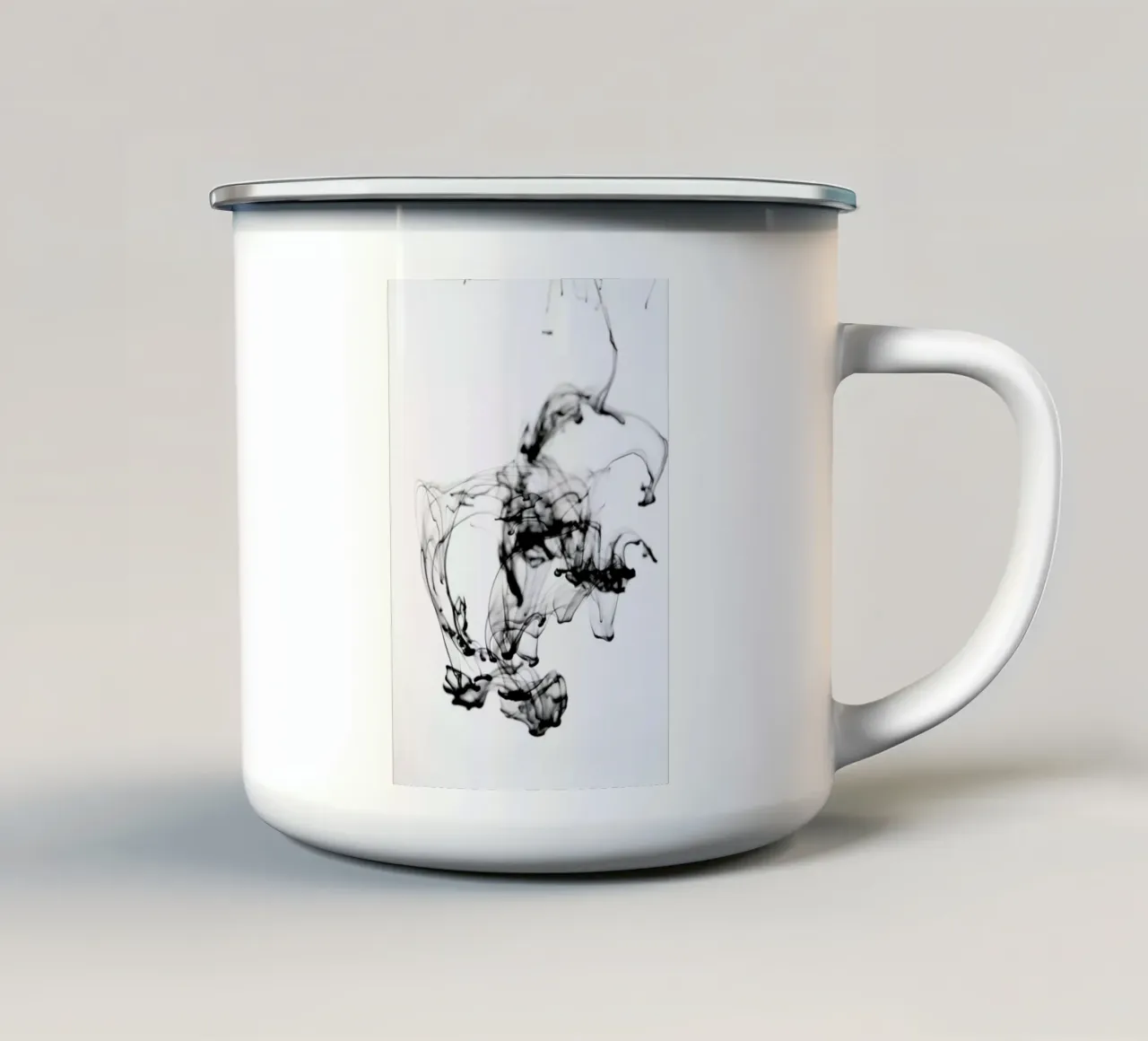 Smooth Movement Emaille Tasse von Studio Nahili