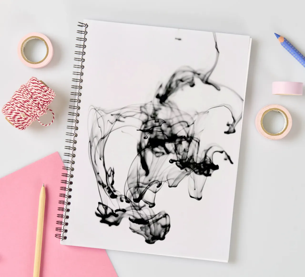 Smooth Movement spiral notebook by Studio Nahili