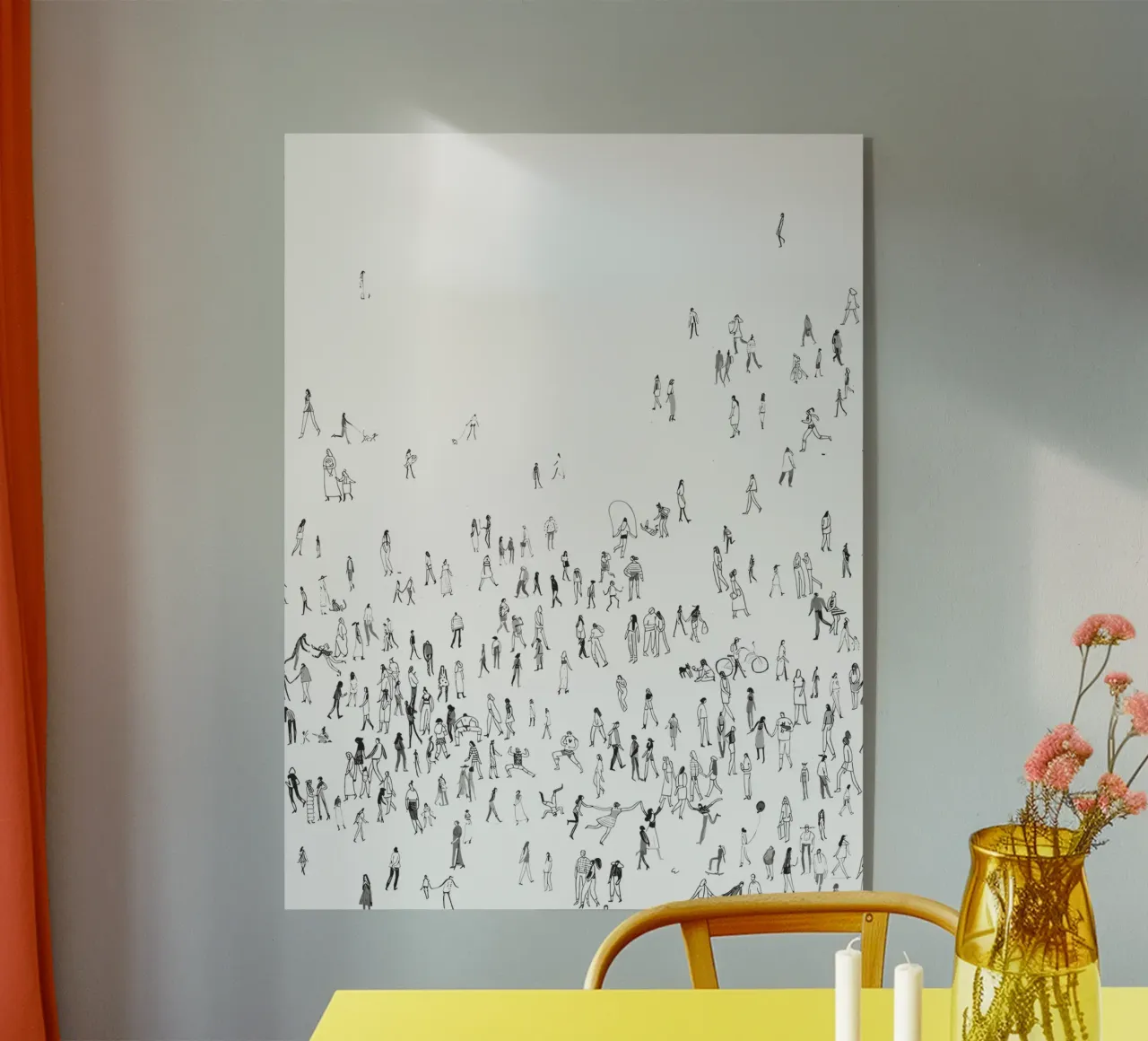 Crowdsurfer plexiglass da Kunst und Kontrast