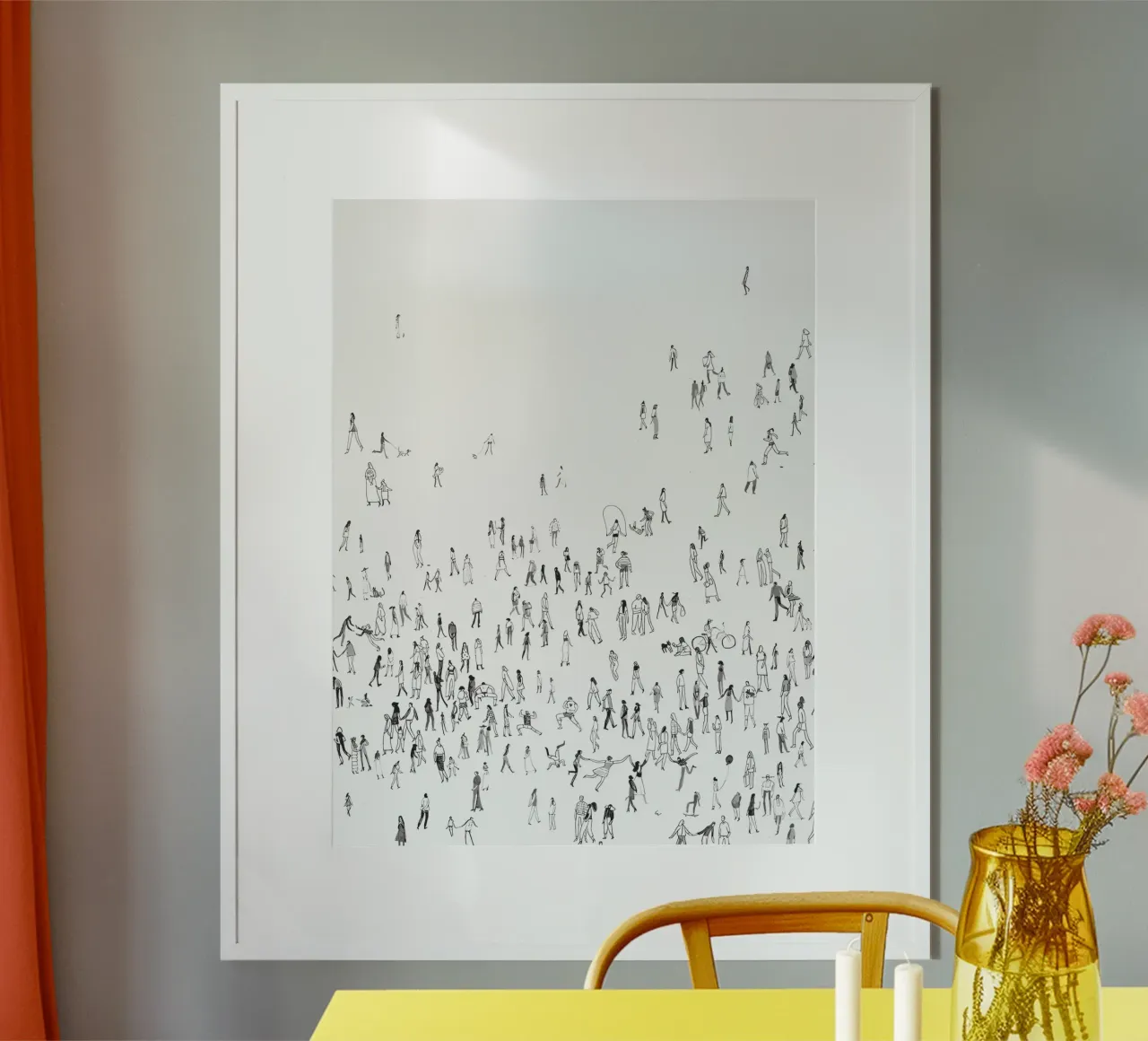 Crowdsurfer poster da Kunst und Kontrast