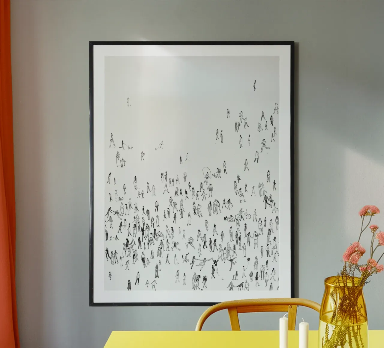 Crowdsurfer poster da Kunst und Kontrast