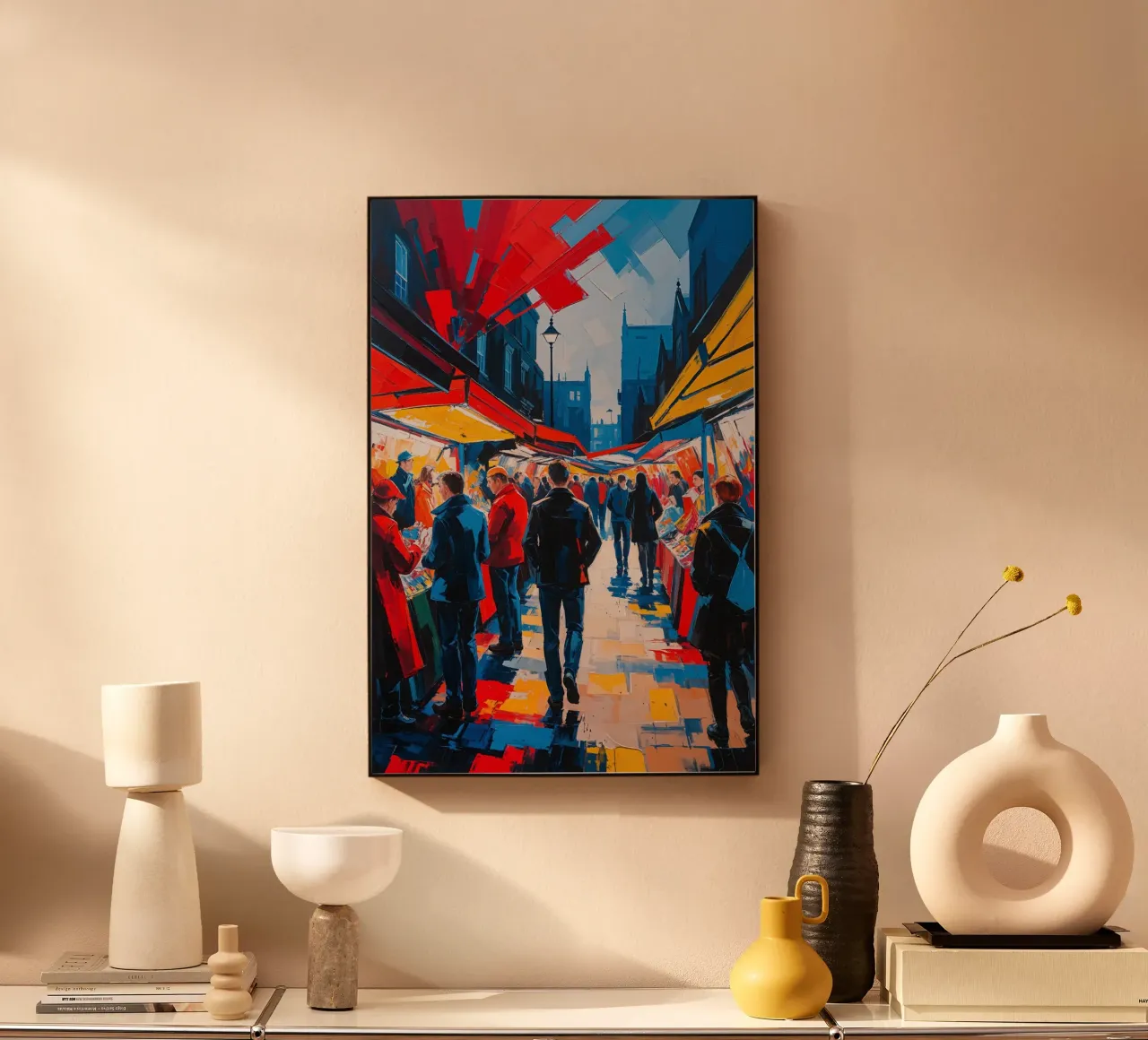 Camden Market Energy in Expressionist Colors pannello forex da AlbertKlee