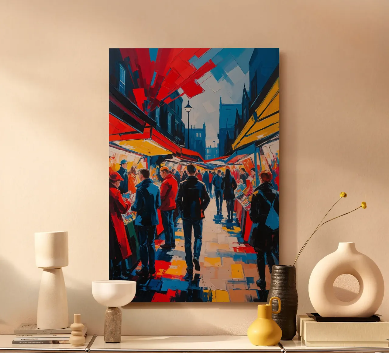 Camden Market Energy in Expressionist Colors pannello forex da AlbertKlee