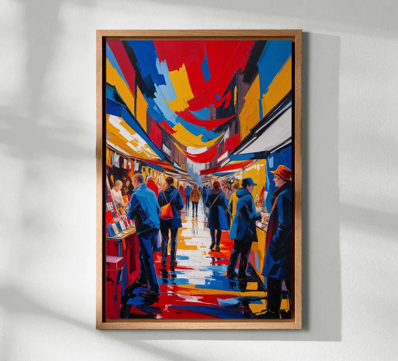 Camden Market: A Colorful Urban Expression tela da AlbertKlee