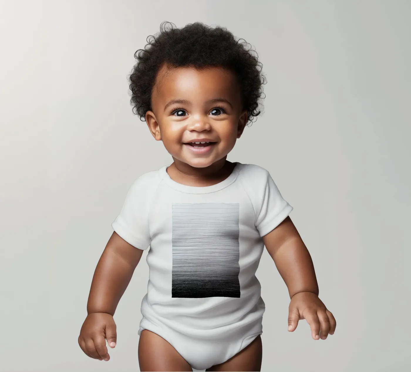 Fade Kurzarm Babybody von Studio Nahili