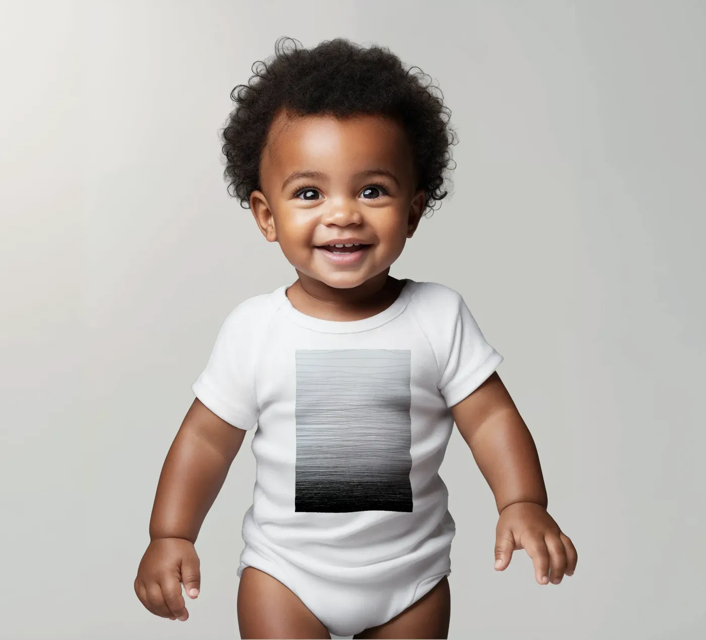 Fade Kurzarm Babybody von Studio Nahili