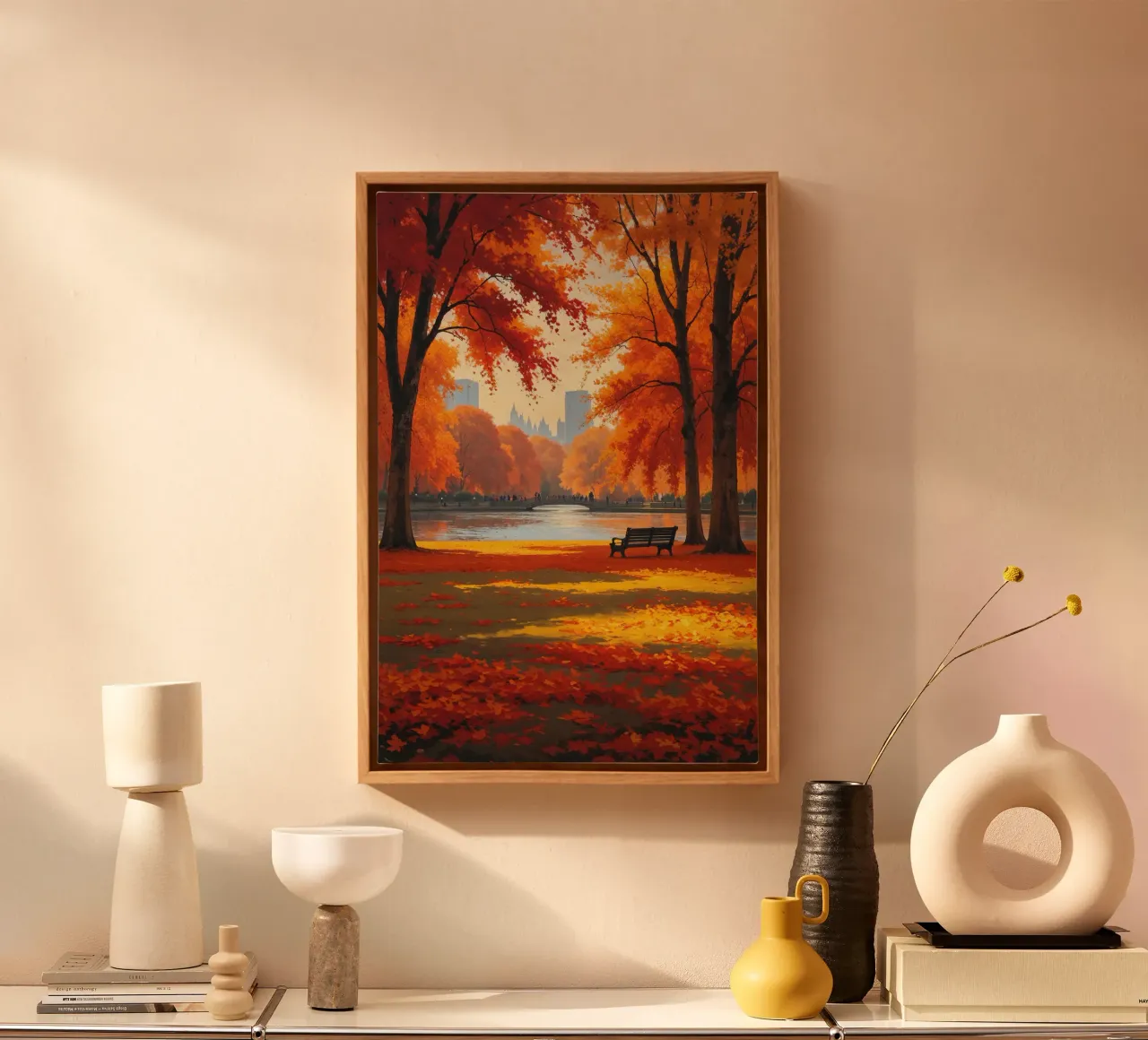 Autumn Serenity in Hyde Park tela da AlbertKlee