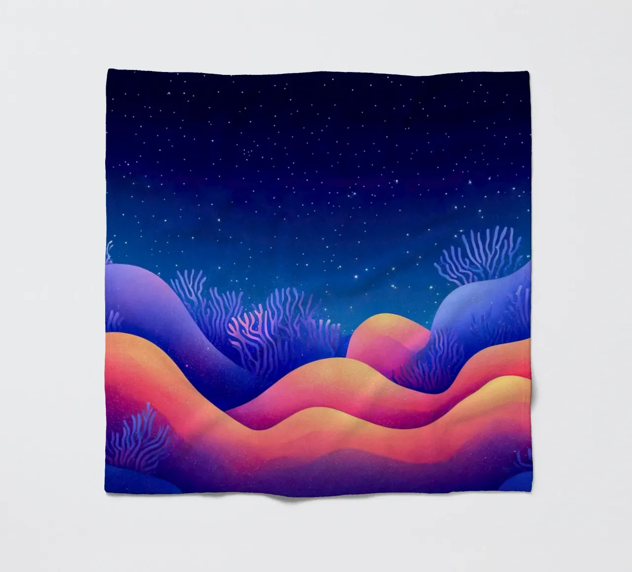 Cosmic Aurora: Waves of Dreams fleece blanket by The Sea