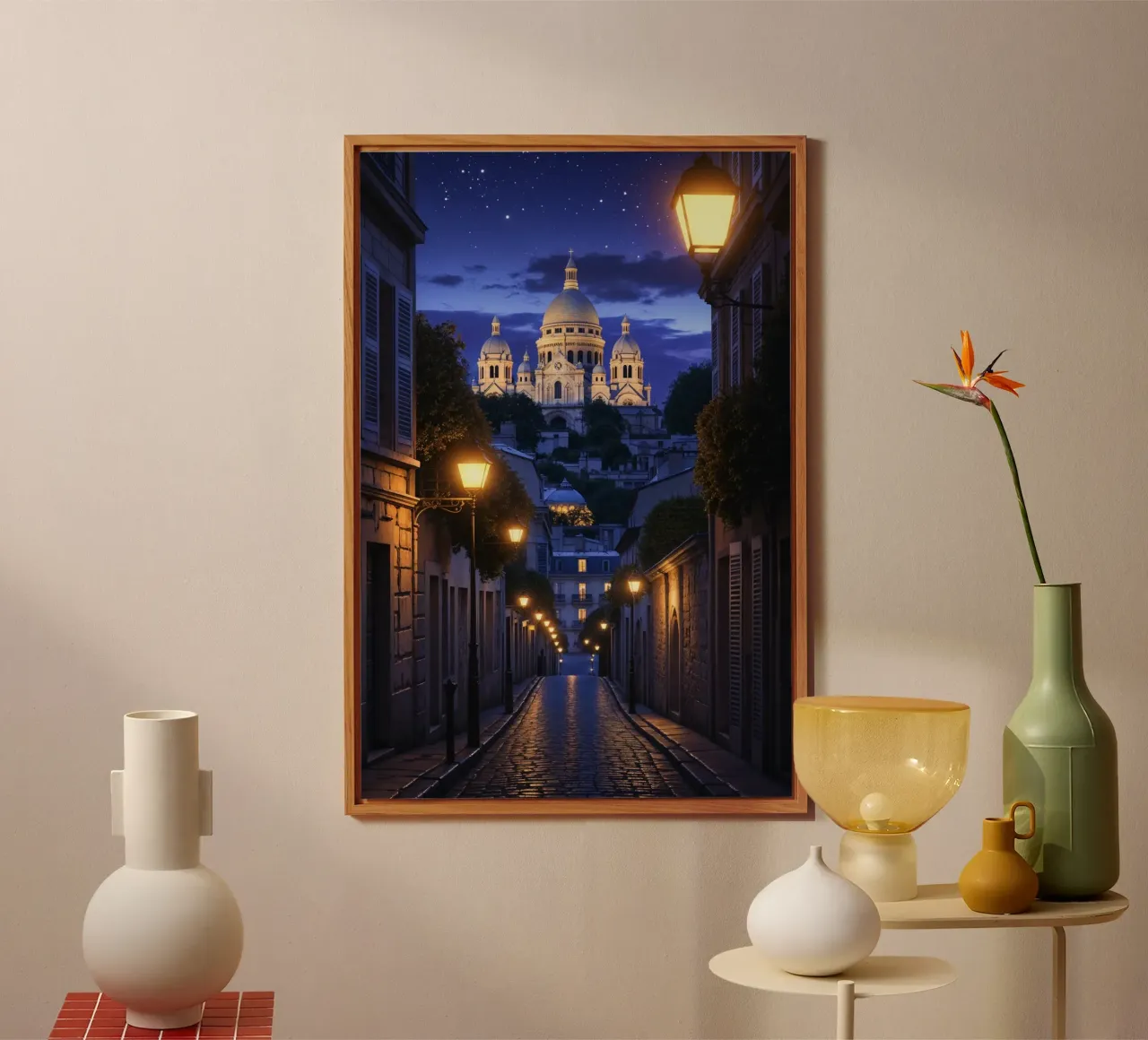 Montmartre Twilight Elegance alluminio dibond da AlbertKlee