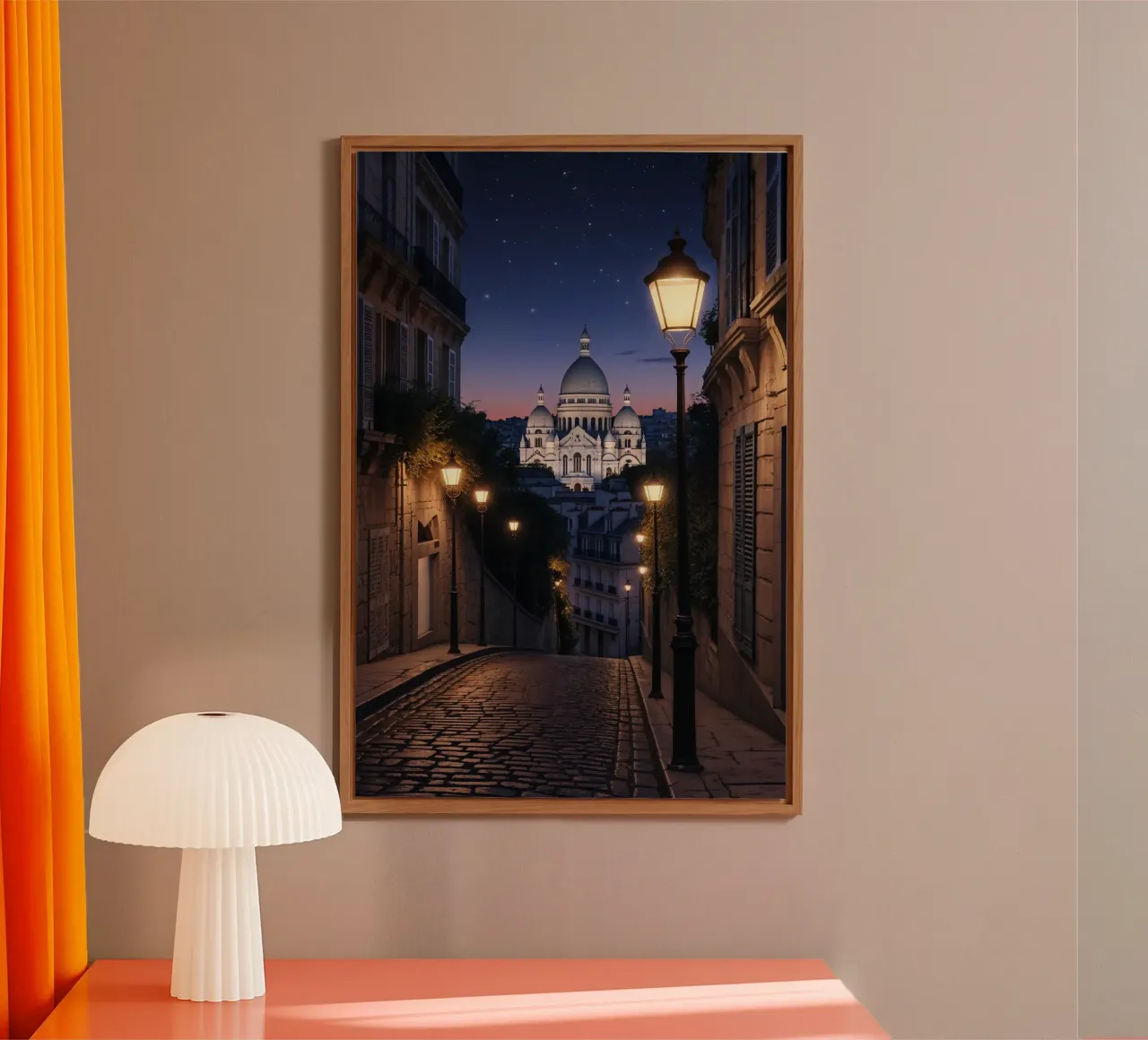Parisian Twilight Glow alluminio dibond da AlbertKlee