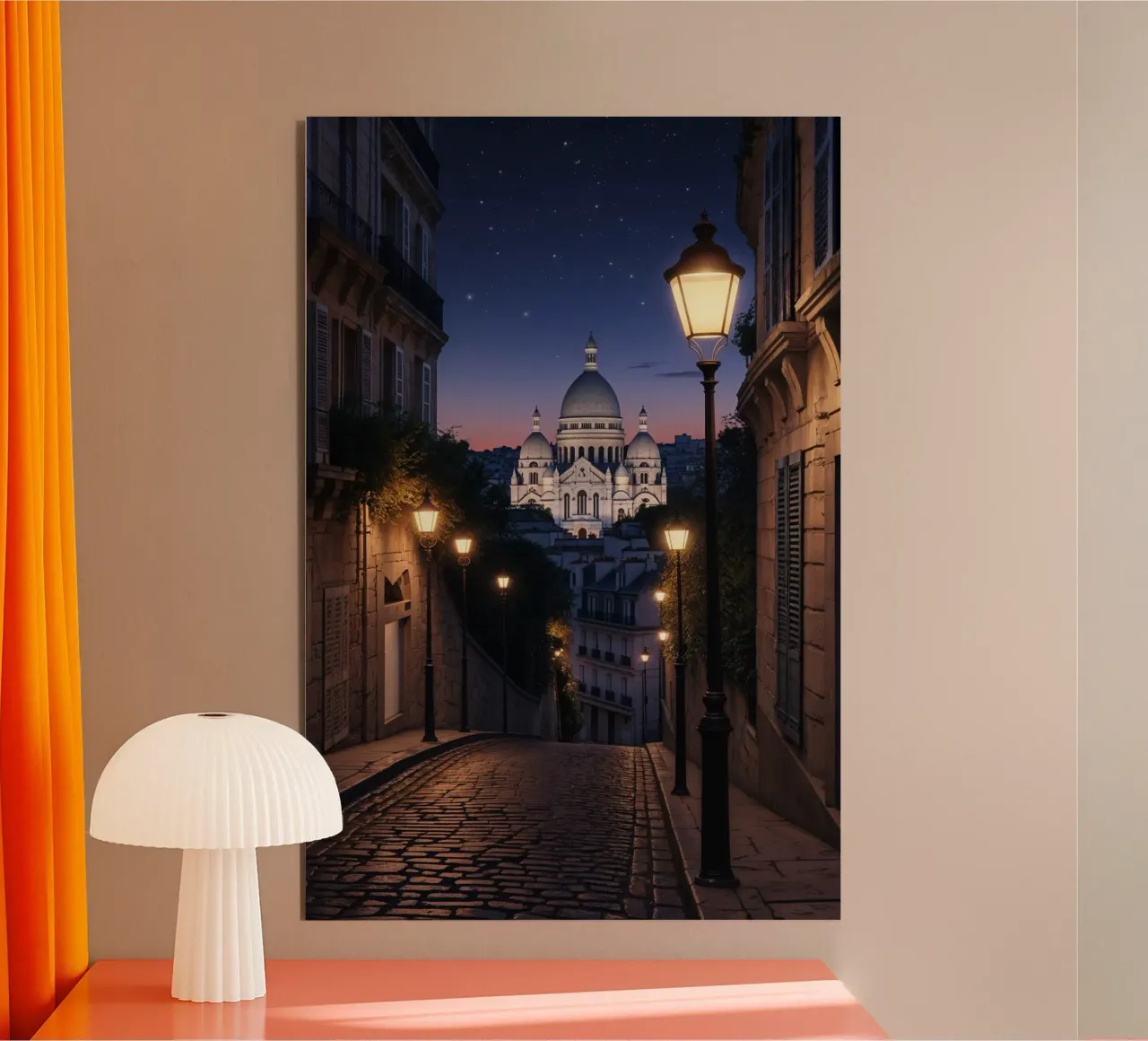 Parisian Twilight Glow alluminio dibond da AlbertKlee