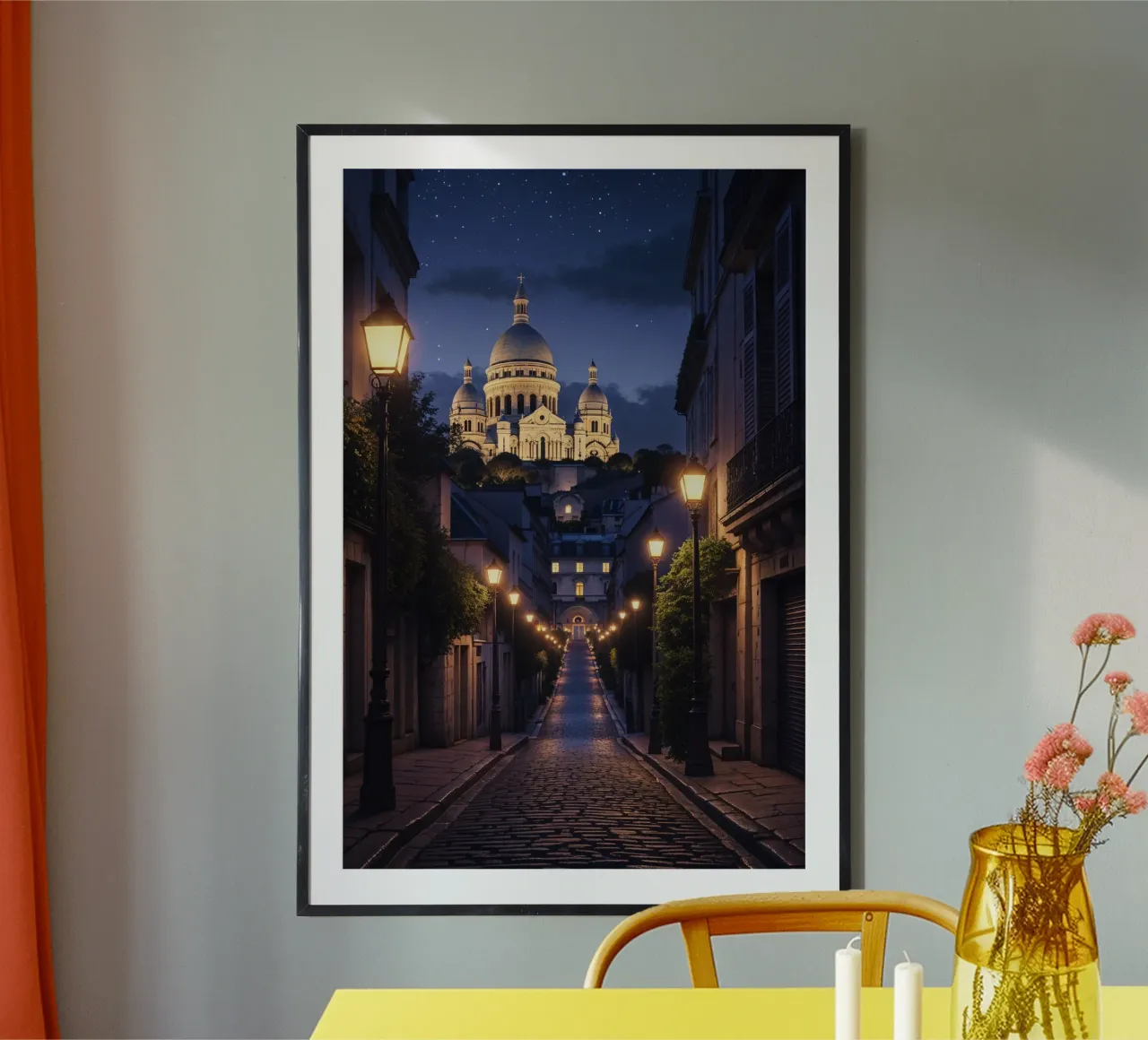 Evening Serenity in Montmartre carta hahnemühle da AlbertKlee