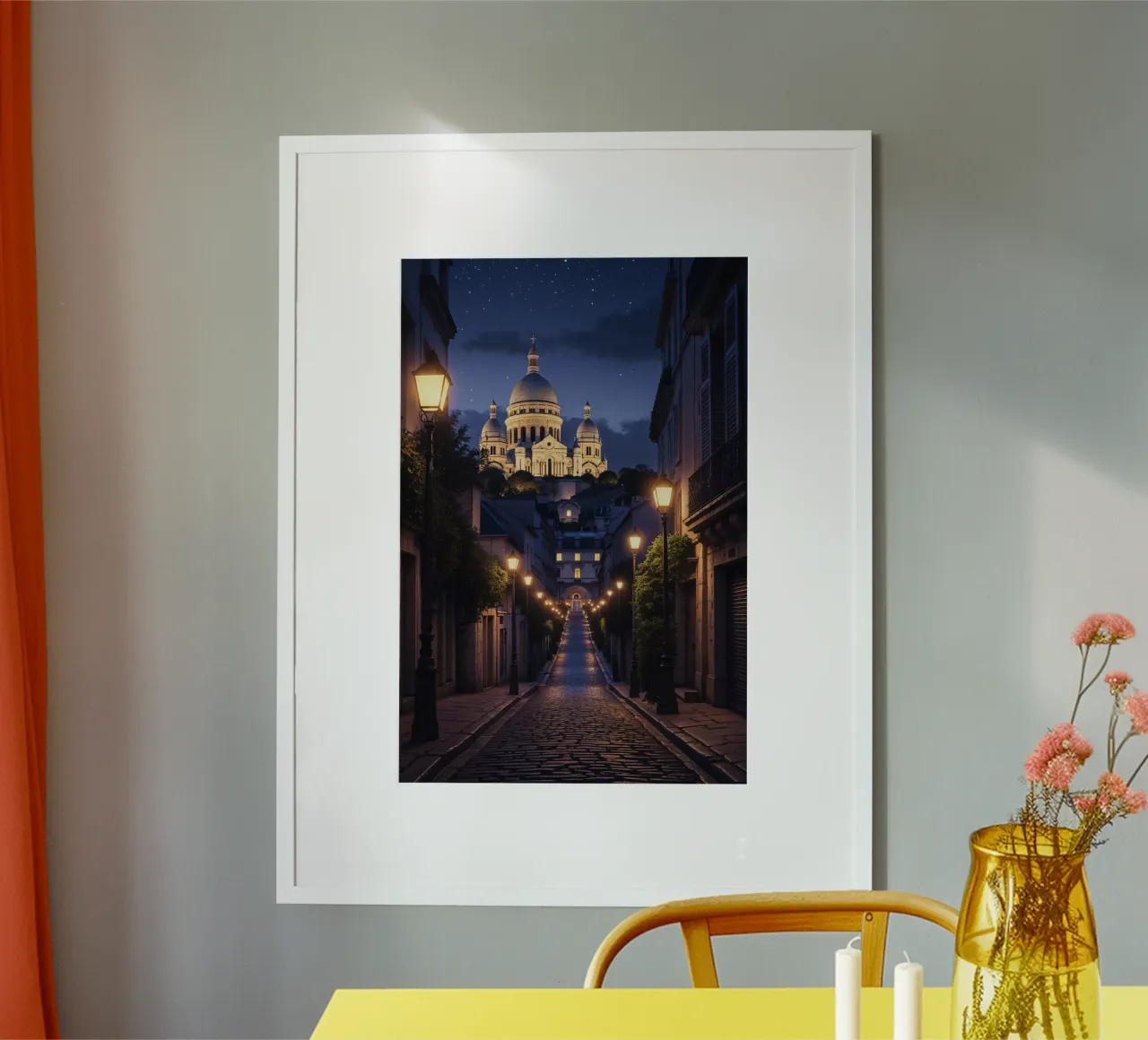 Evening Serenity in Montmartre carta hahnemühle da AlbertKlee