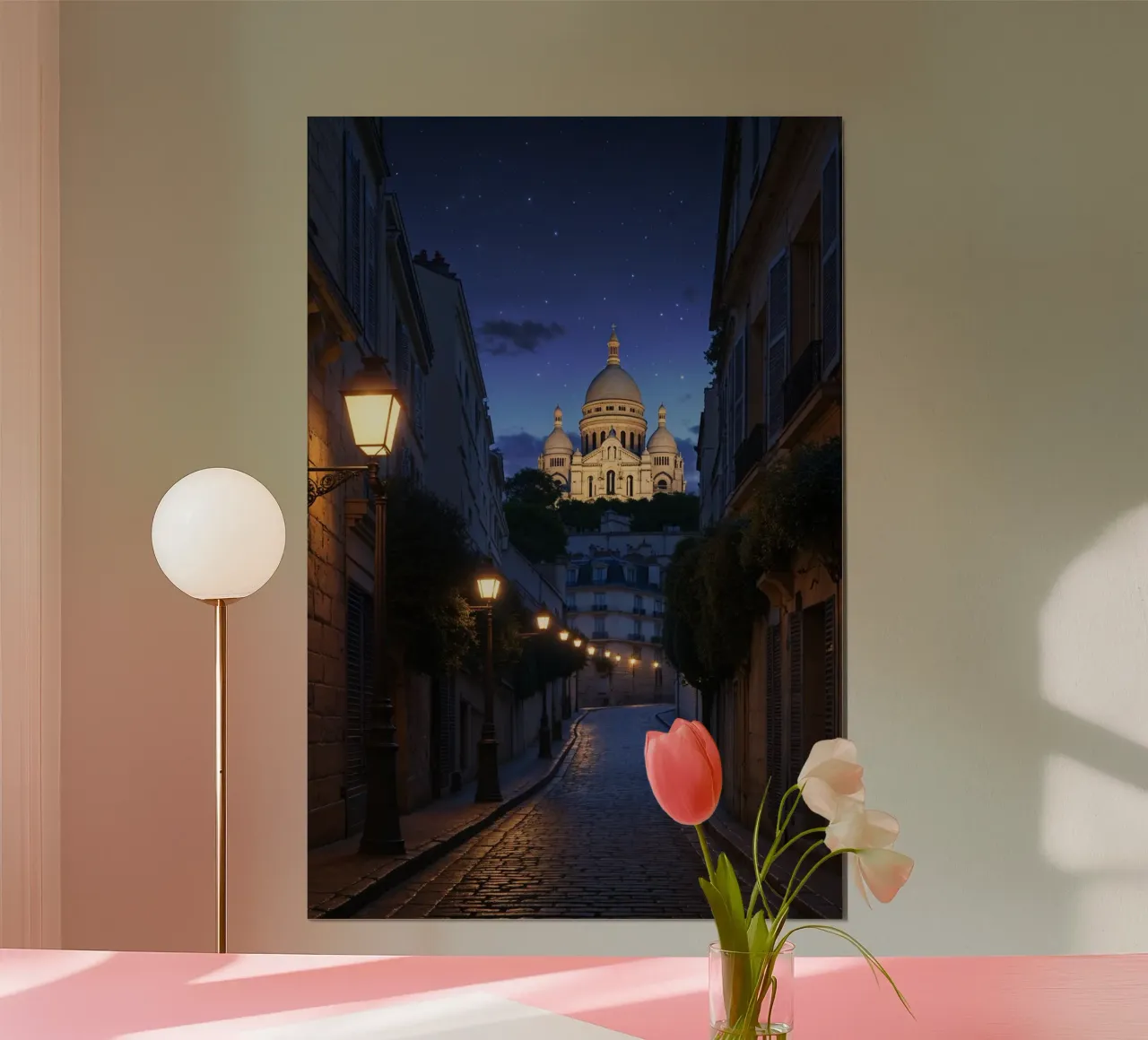 Montmartre’s Timeless Glow carta hahnemühle da AlbertKlee