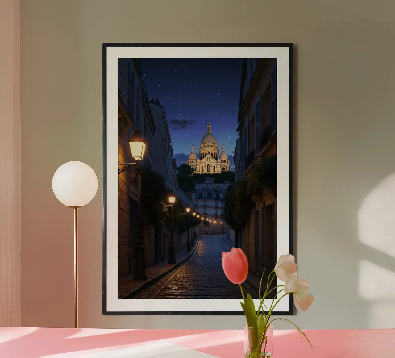 Montmartre’s Timeless Glow carta hahnemühle da AlbertKlee
