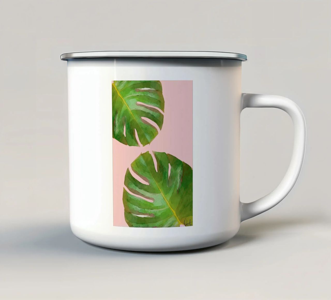 Tropico tazza in smalto da Xchange Art Studio