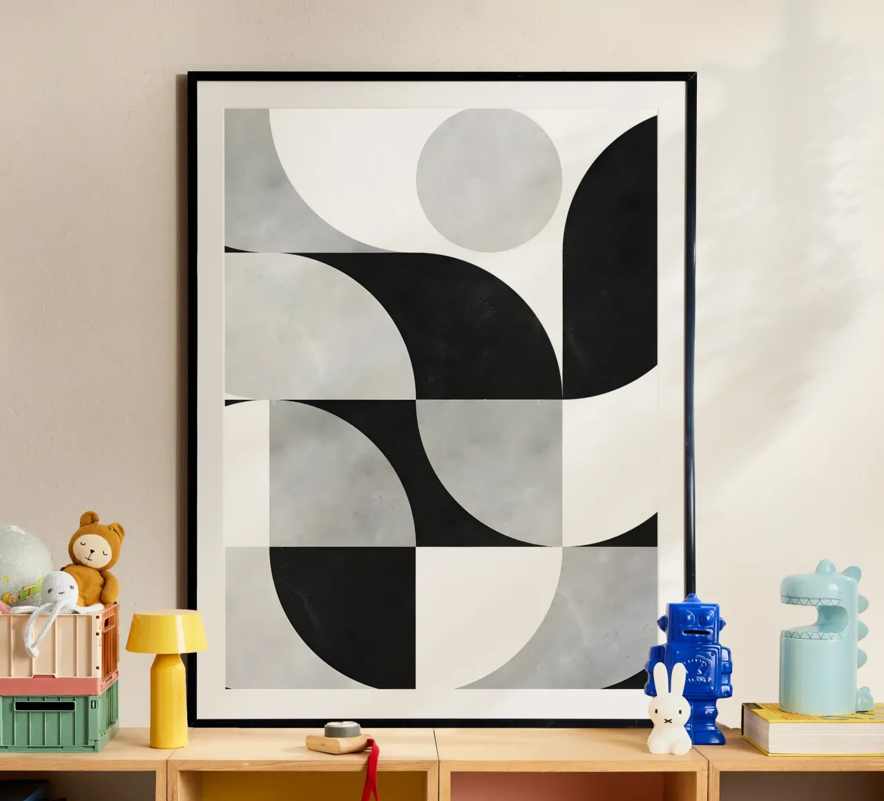 Danza en círculo en el minimalismo hahnemühle de Kunst und Kontrast