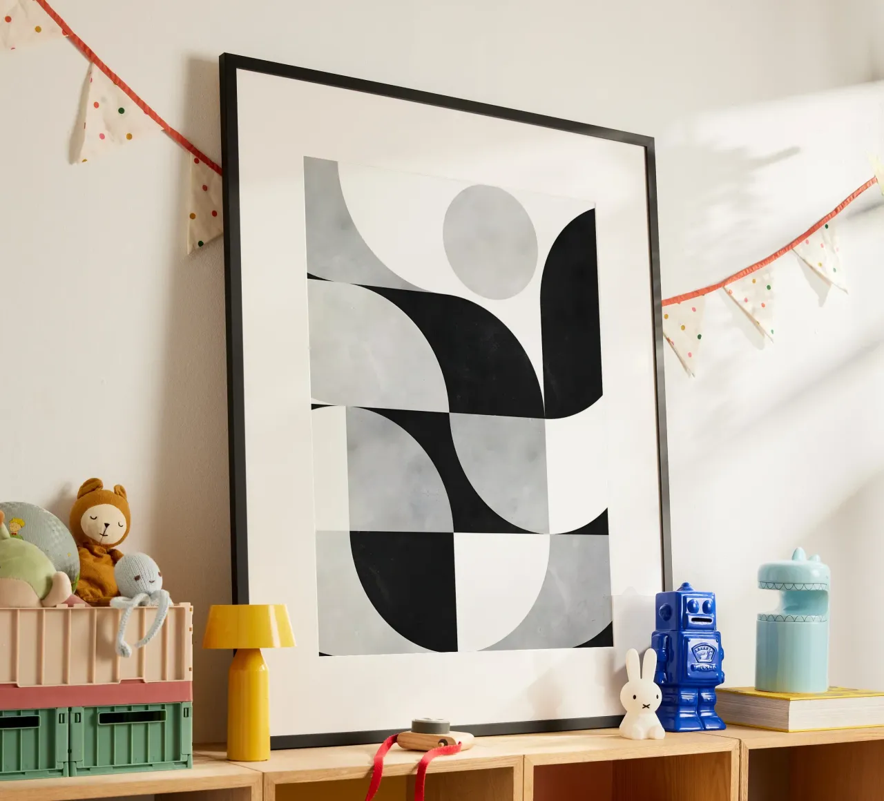Danza en círculo en el minimalismo hahnemühle de Kunst und Kontrast