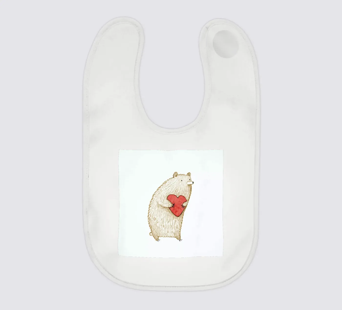 Bear With Heart bavaglino da Sophie Corrigan