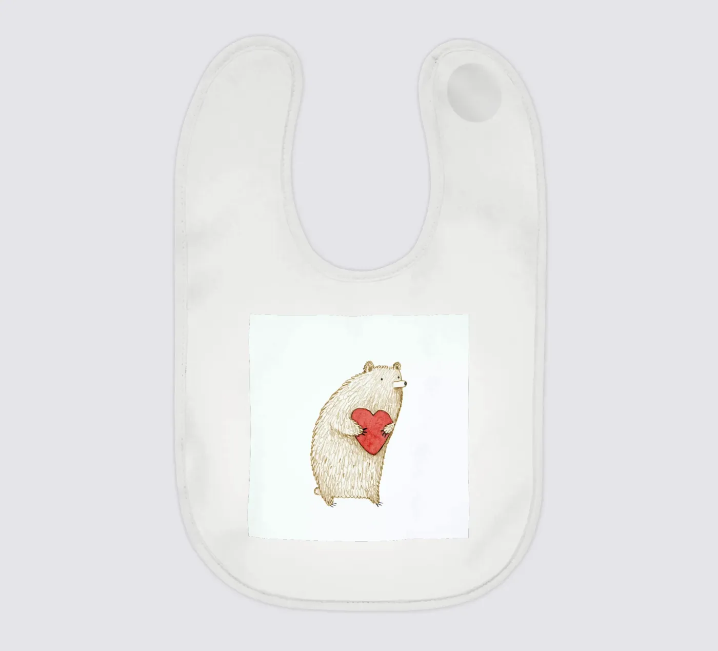 Bear With Heart bavaglino da Sophie Corrigan