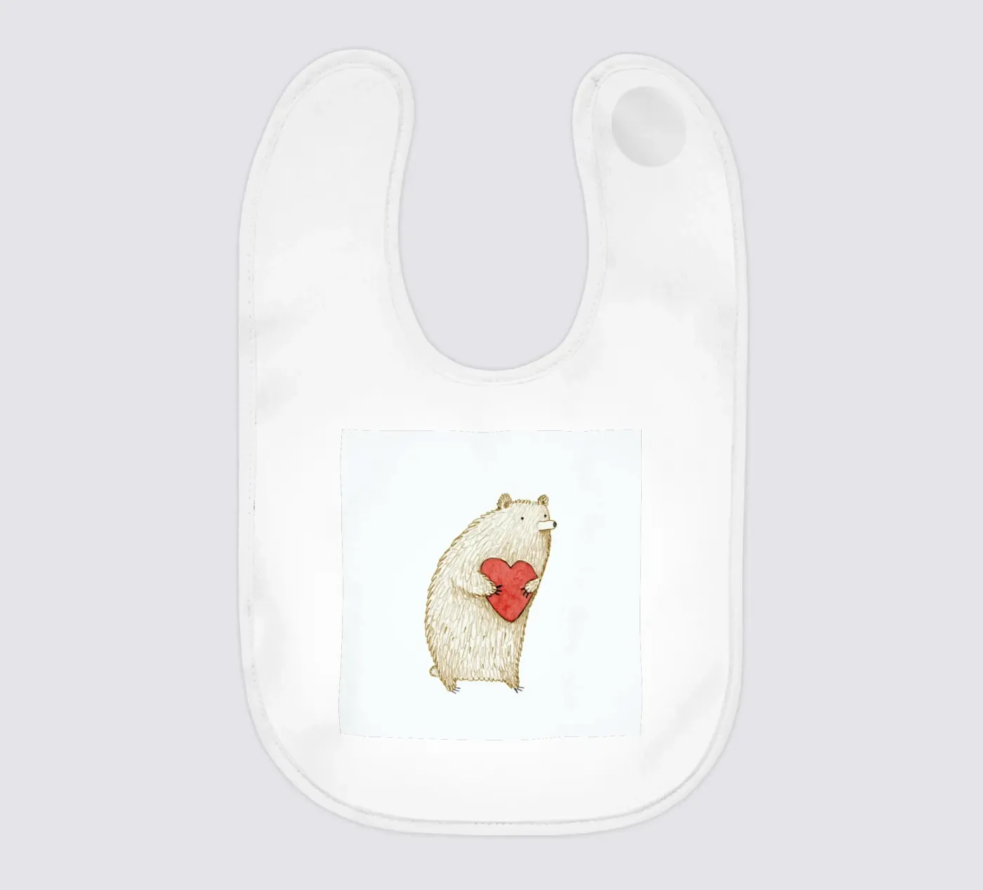 Bear With Heart bavaglino da Sophie Corrigan