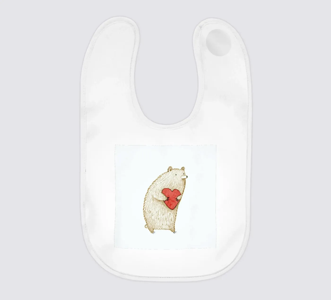 Bear With Heart bavaglino da Sophie Corrigan