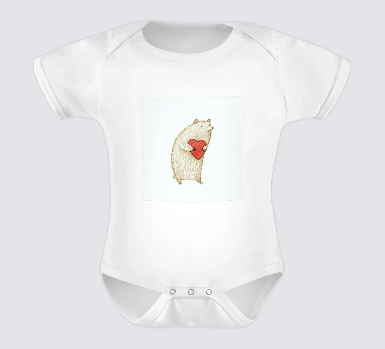 Bear With Heart body bébé de Sophie Corrigan