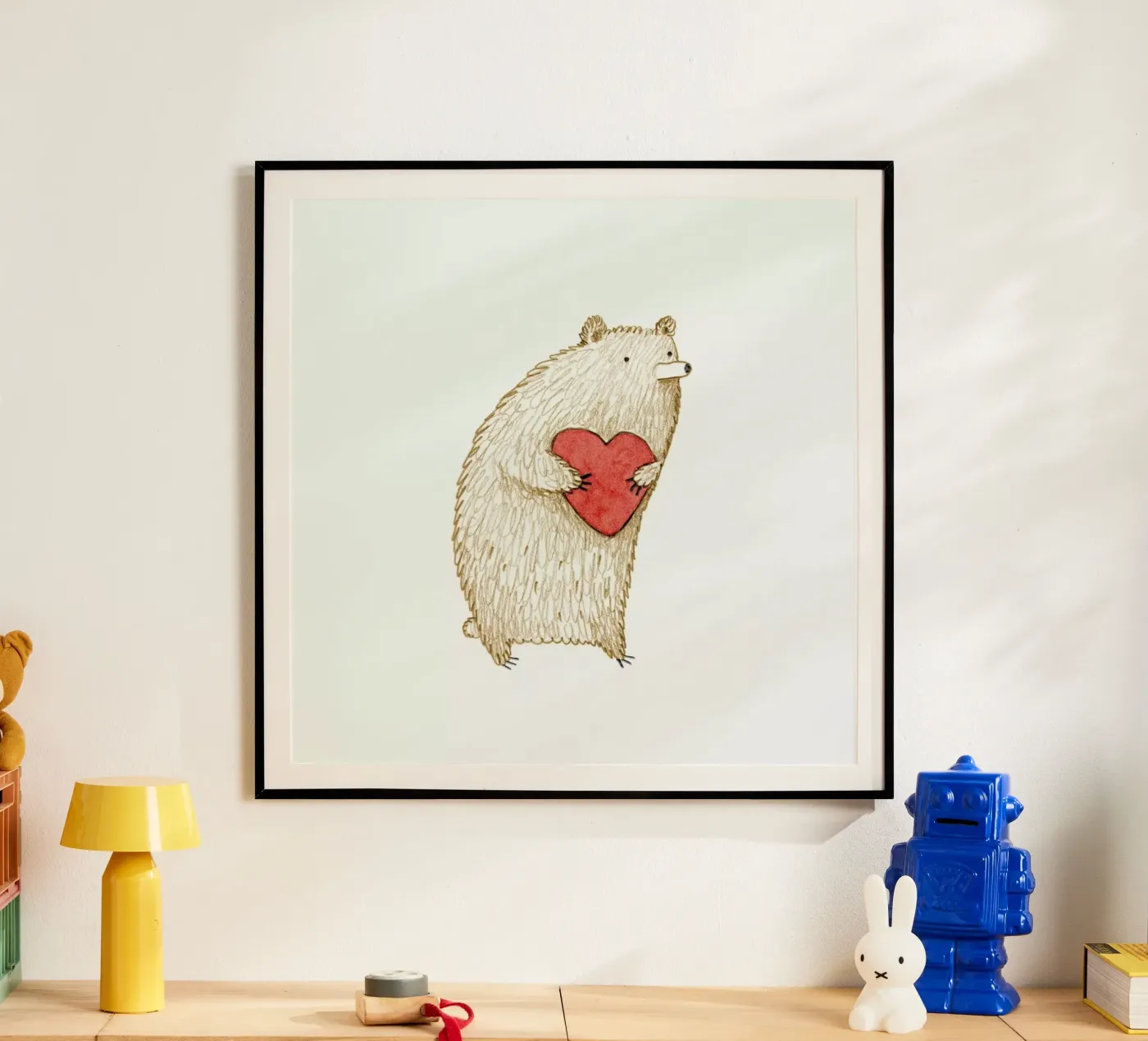 Bear With Heart poster van Sophie Corrigan