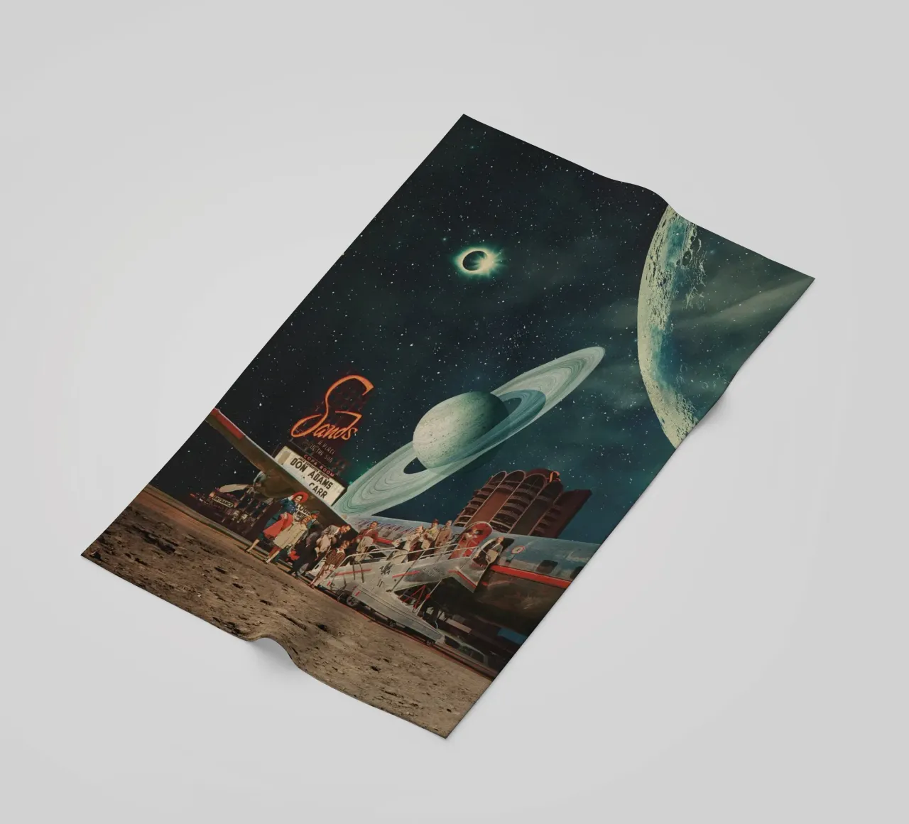a postcard from year 2348 telo mare da Frank Moth