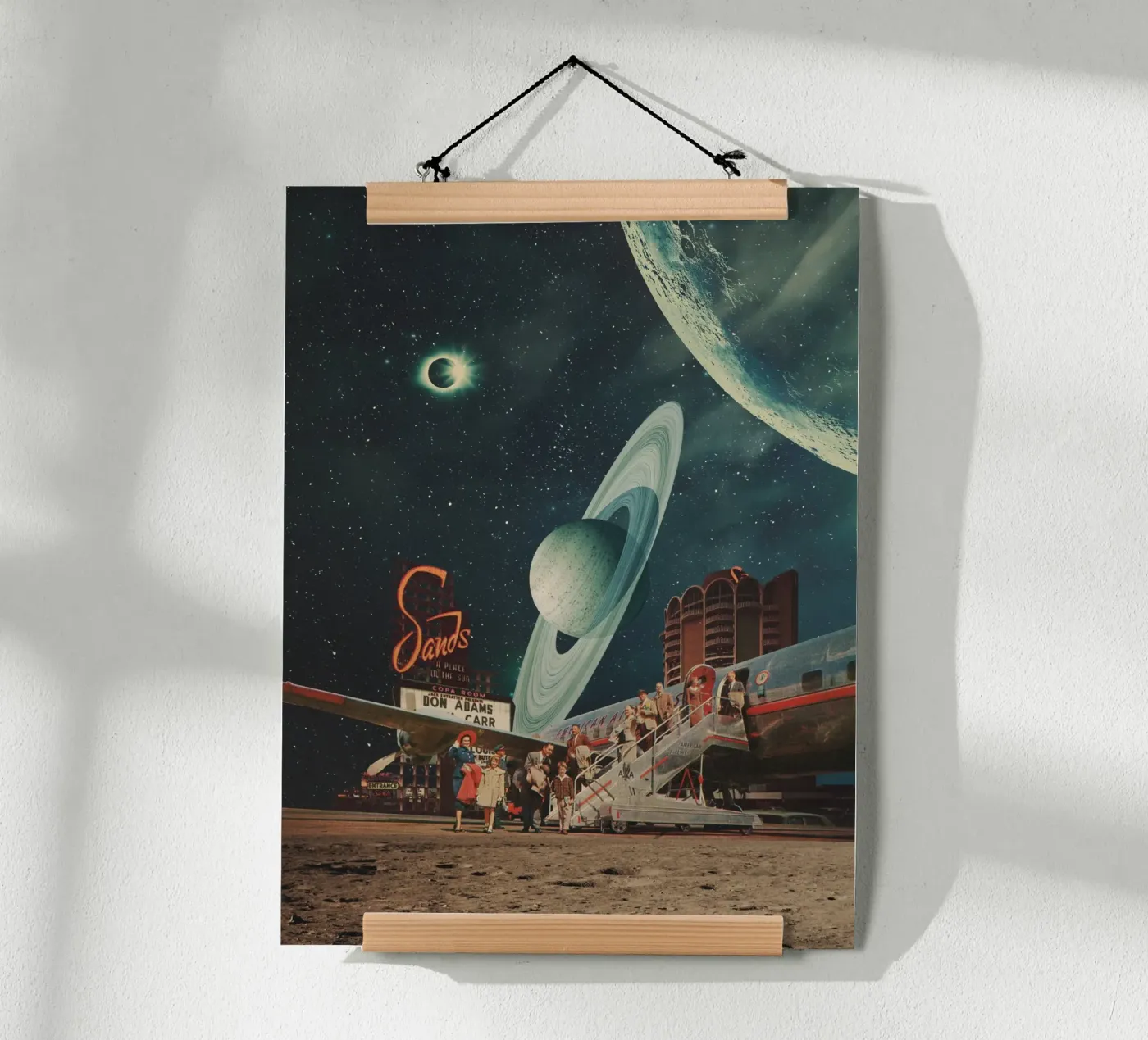 a postcard from year 2348 Poster von Frank Moth