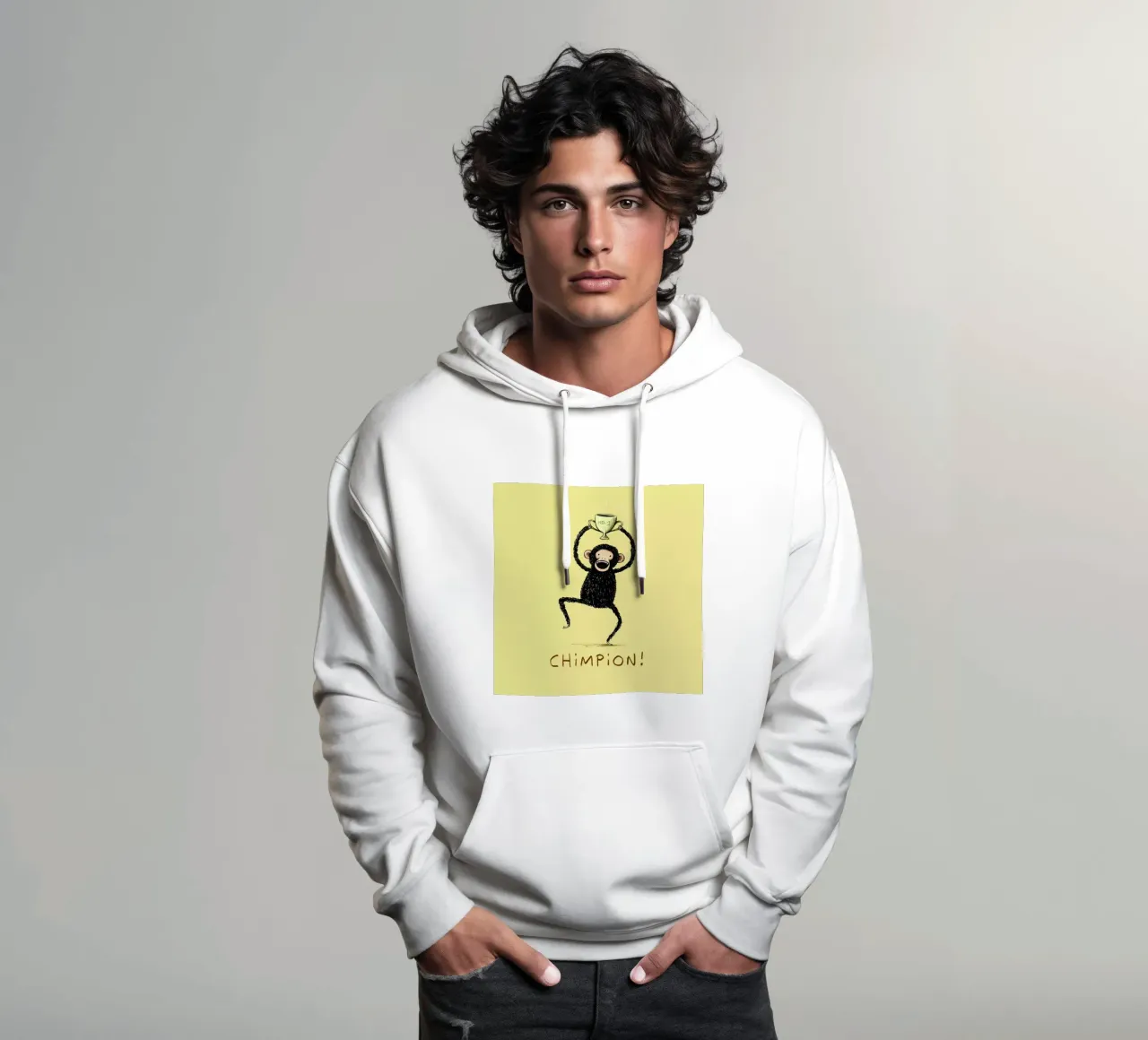 Chimpion sudadera con capucha de Sophie Corrigan