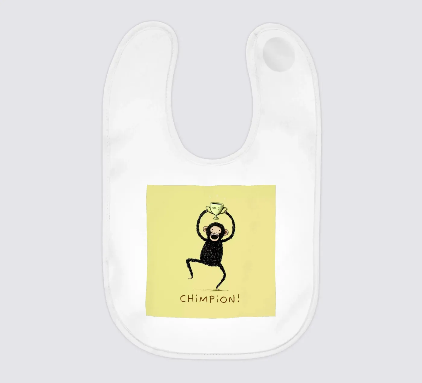 Chimpion bavaglino da Sophie Corrigan