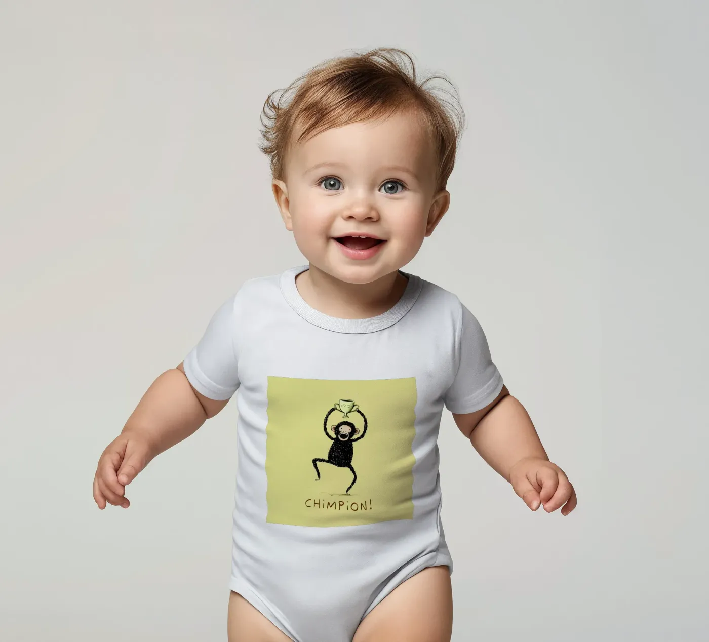 Chimpion body bébé de Sophie Corrigan