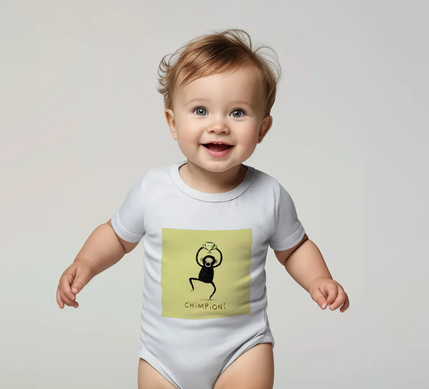 Chimpion body bébé de Sophie Corrigan