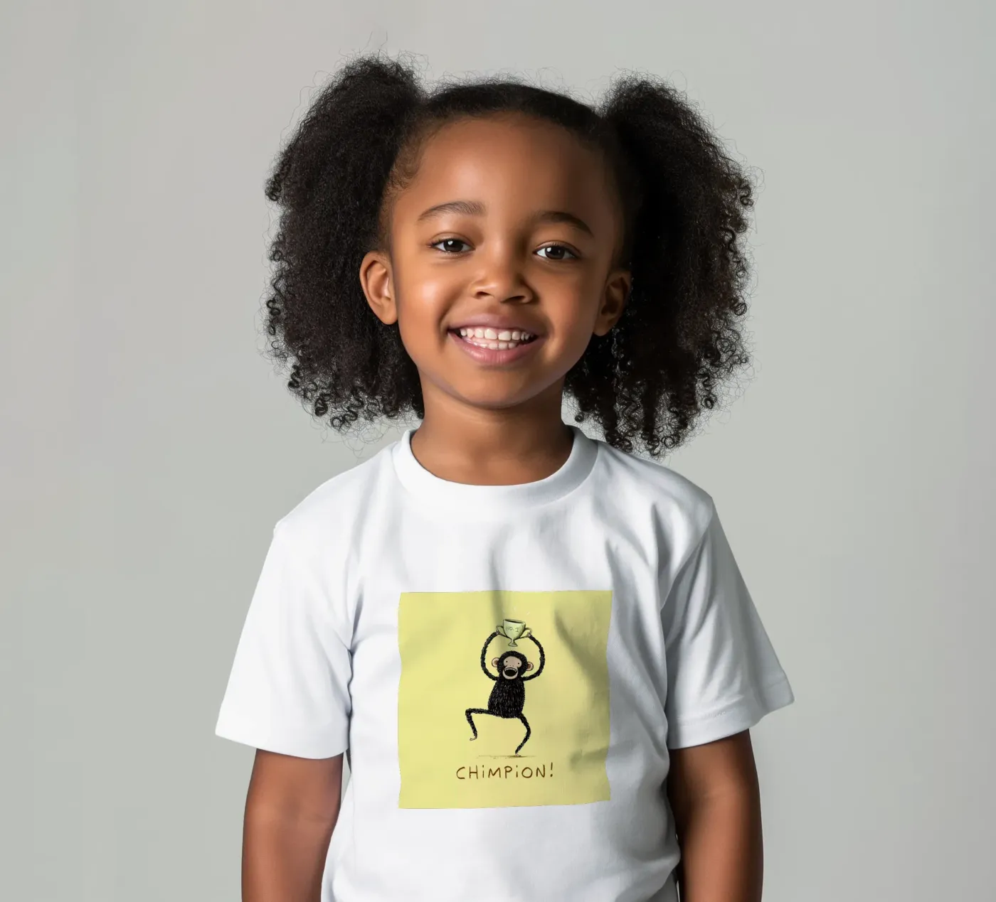 Chimpion t-shirt bambini da Sophie Corrigan
