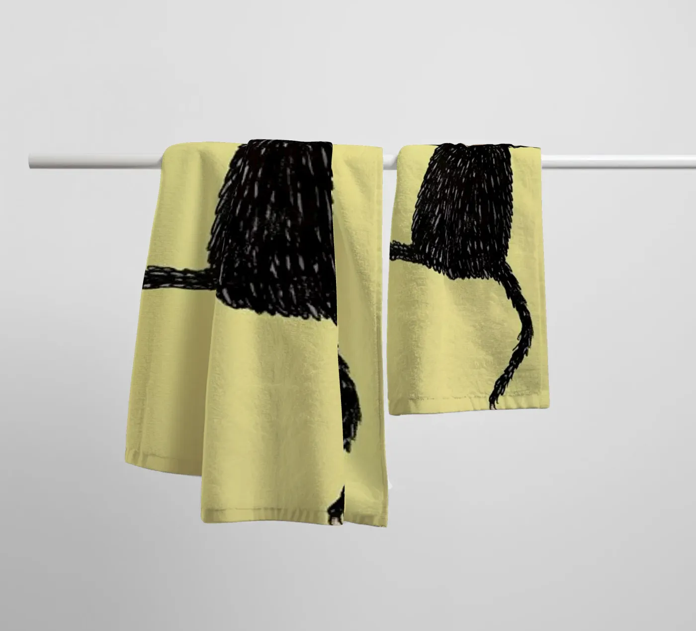 Chimpion badhanddoek van Sophie Corrigan