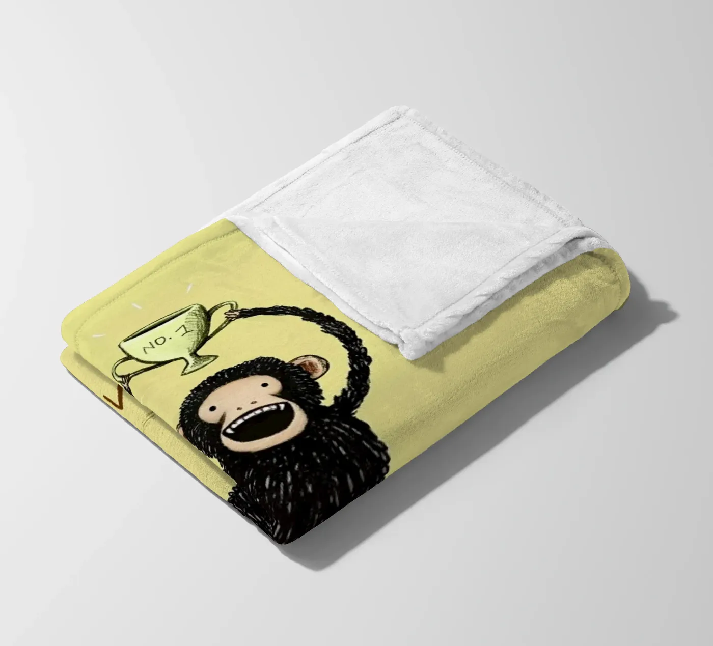 Chimpion Fleecedecke von Sophie Corrigan