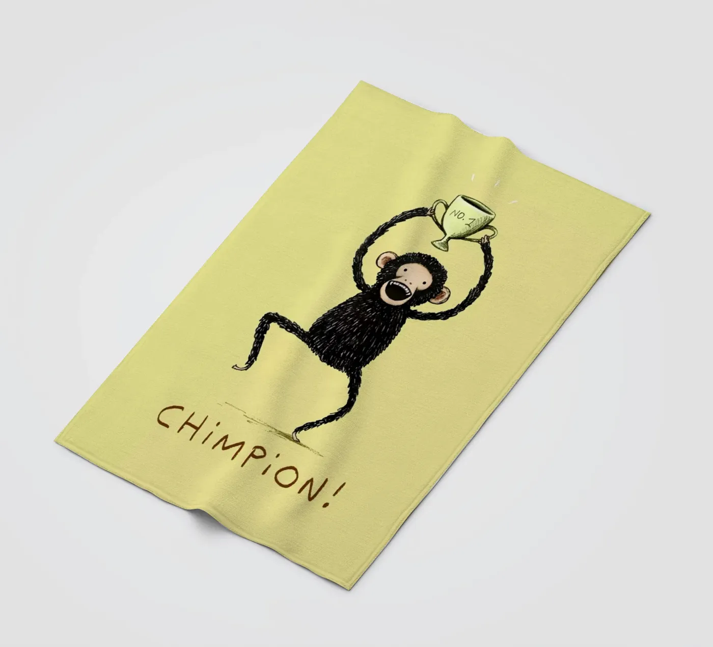 Chimpion Fleecedecke von Sophie Corrigan