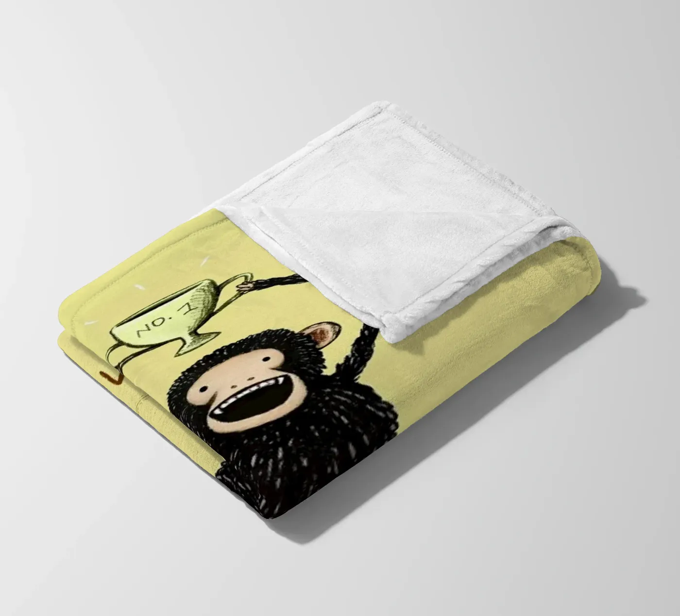 Chimpion Fleecedecke von Sophie Corrigan