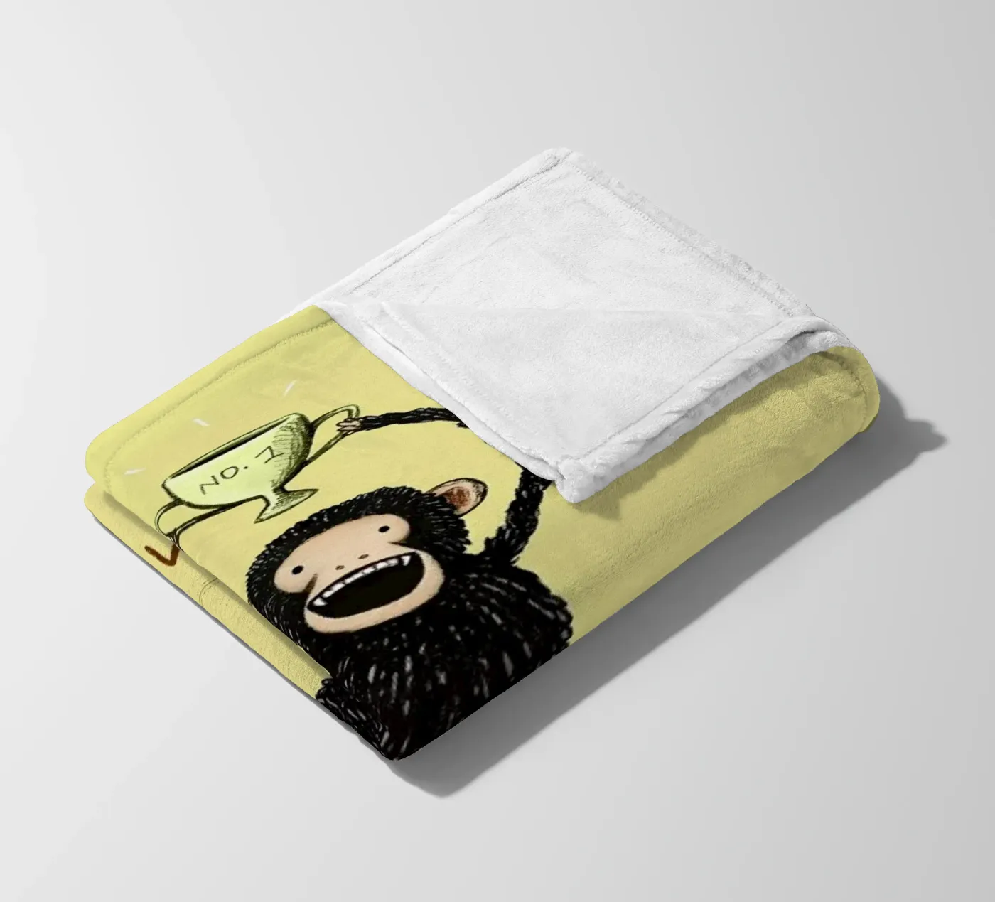 Chimpion Fleecedecke von Sophie Corrigan