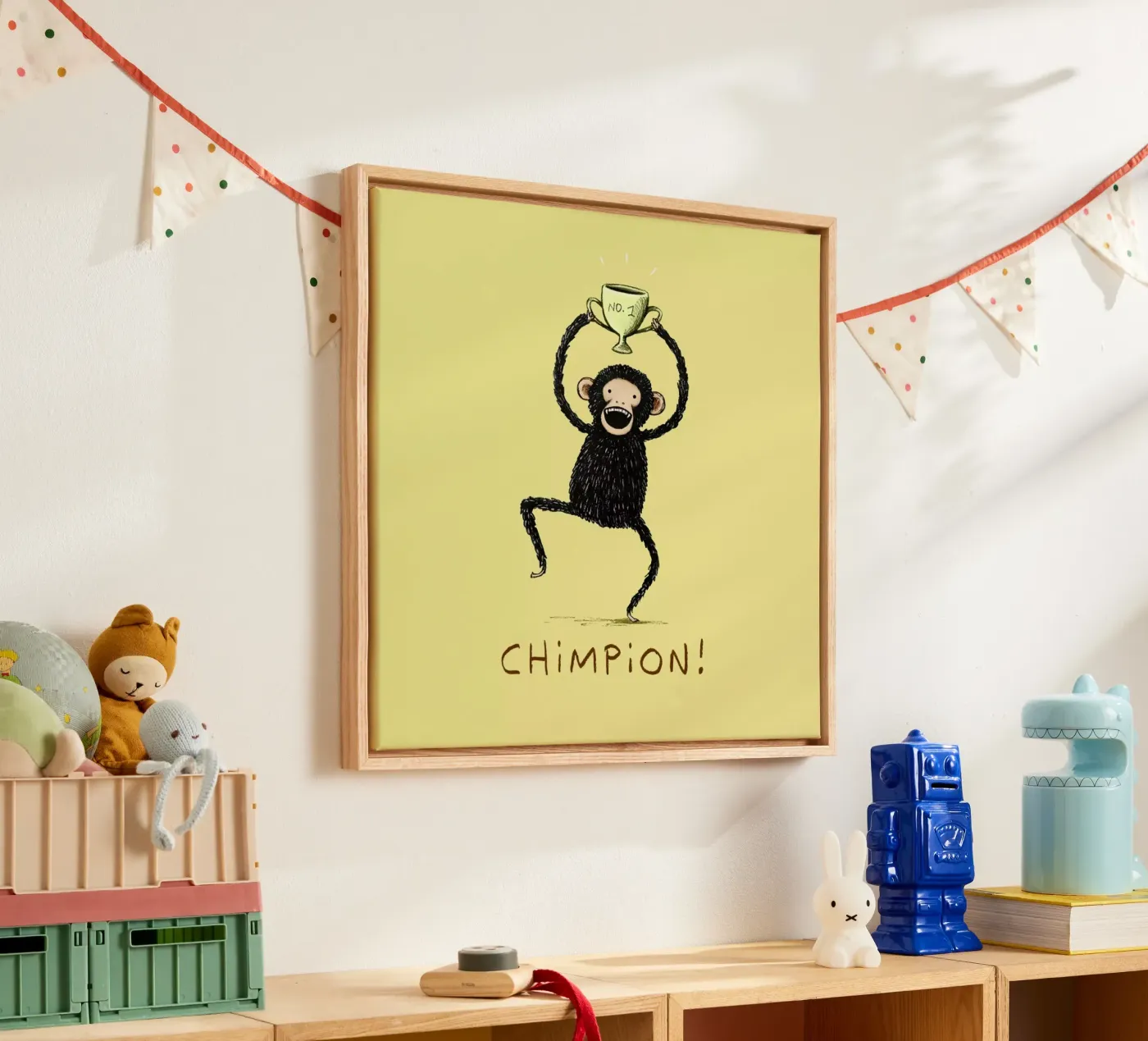 Chimpion tela da Sophie Corrigan