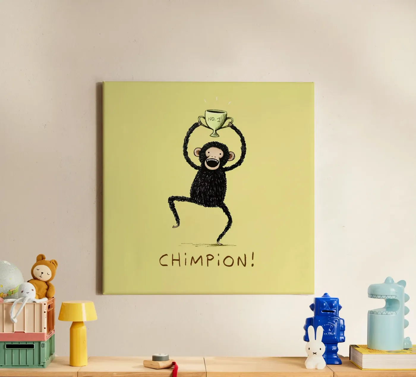 Chimpion tela da Sophie Corrigan